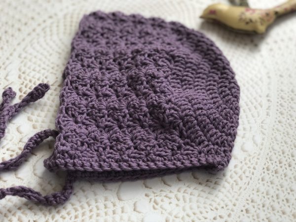 crochet baby bonnet pattern