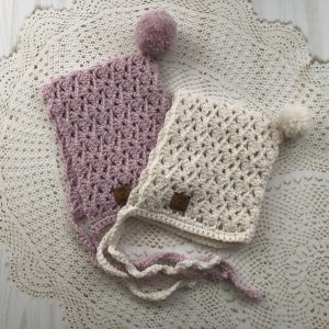 pixie style crochet bonnet