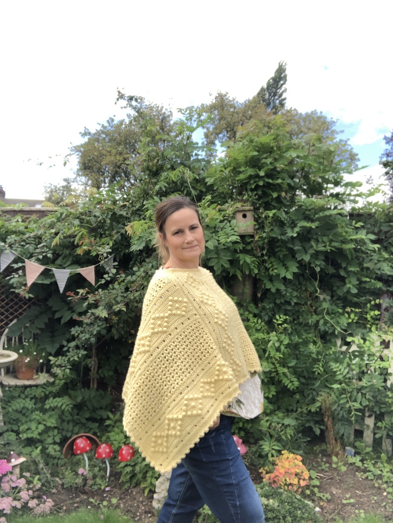 'AUTUMN RAIN' - Crochet Poncho Wrap Pattern - Image 2