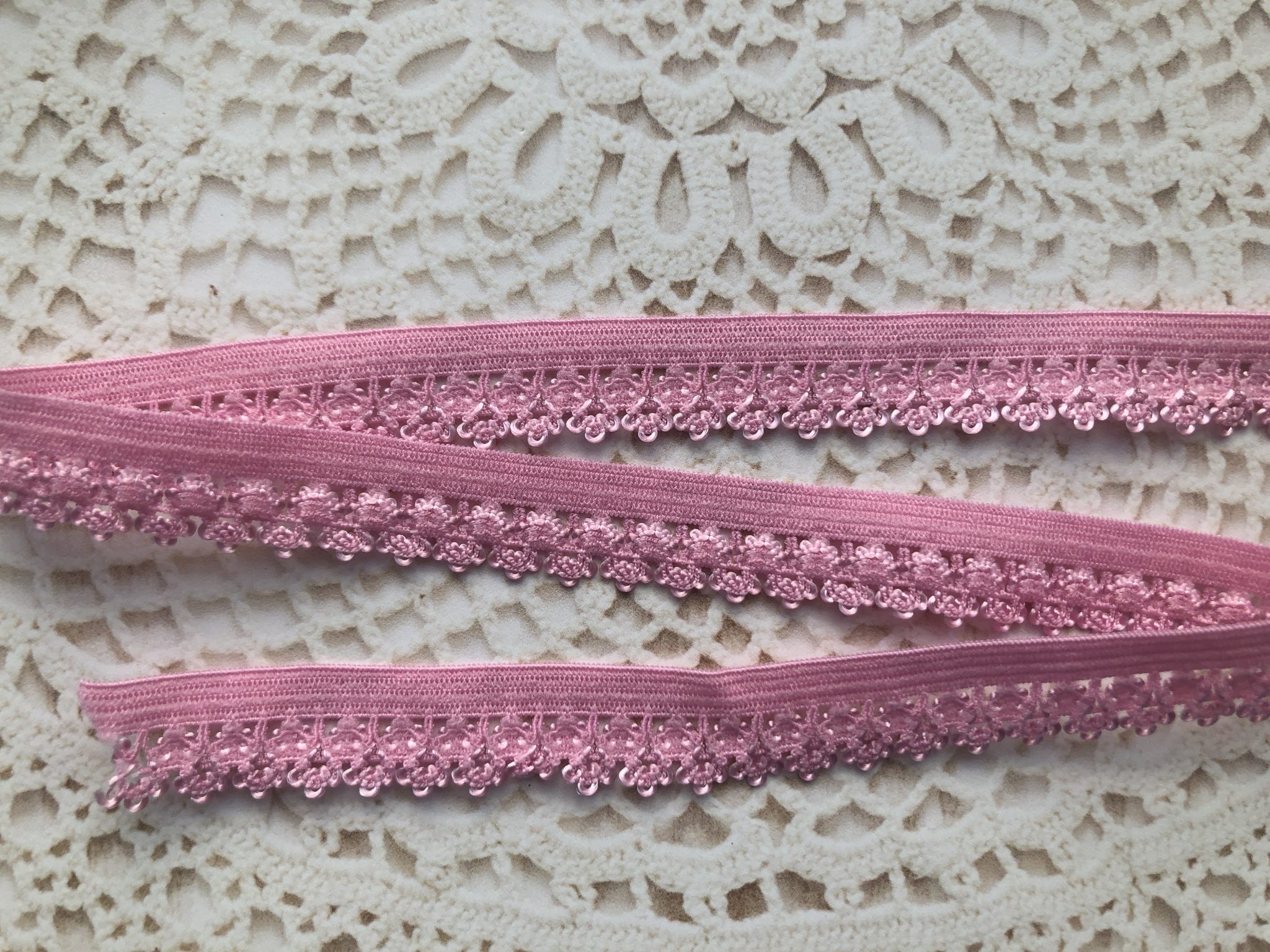 Picot Edge Lingerie Elastic 14mm Various Colours The Dressmakers Closet